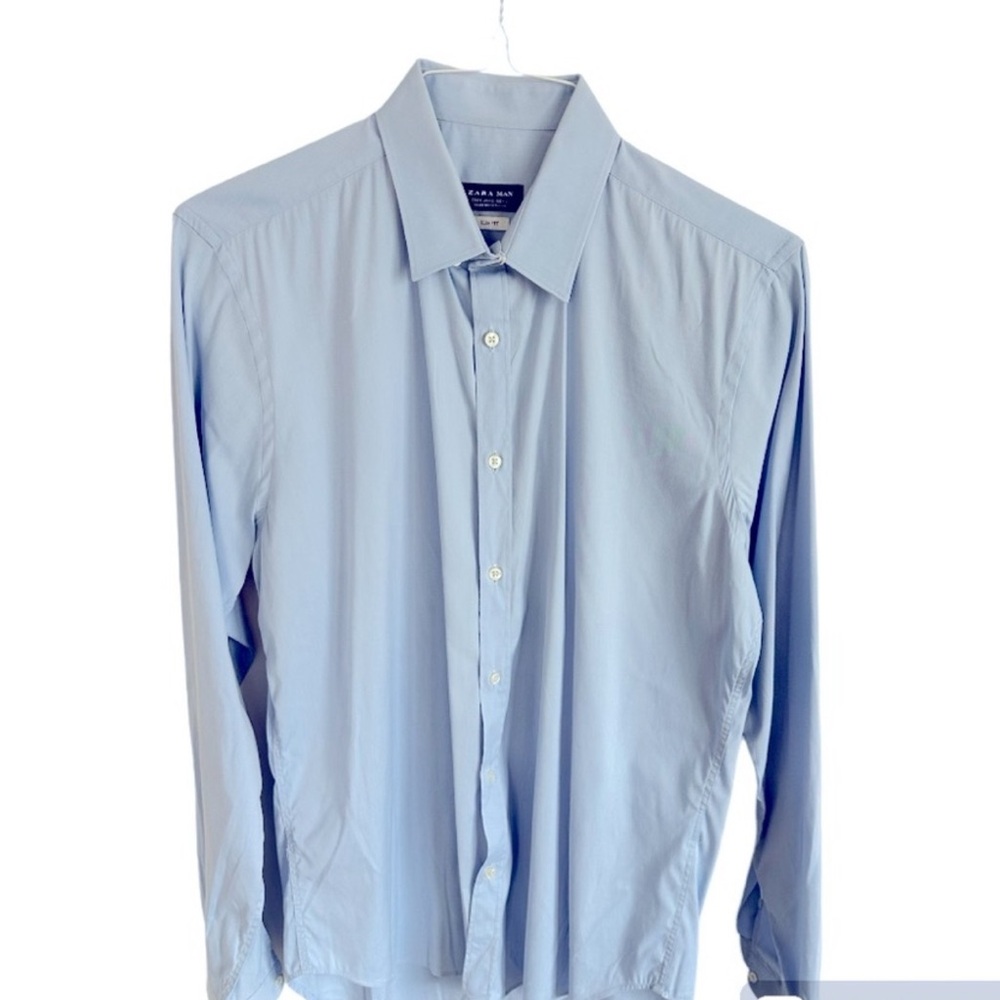 Zara Men’s Slim Fit Button Down Dress Shirt